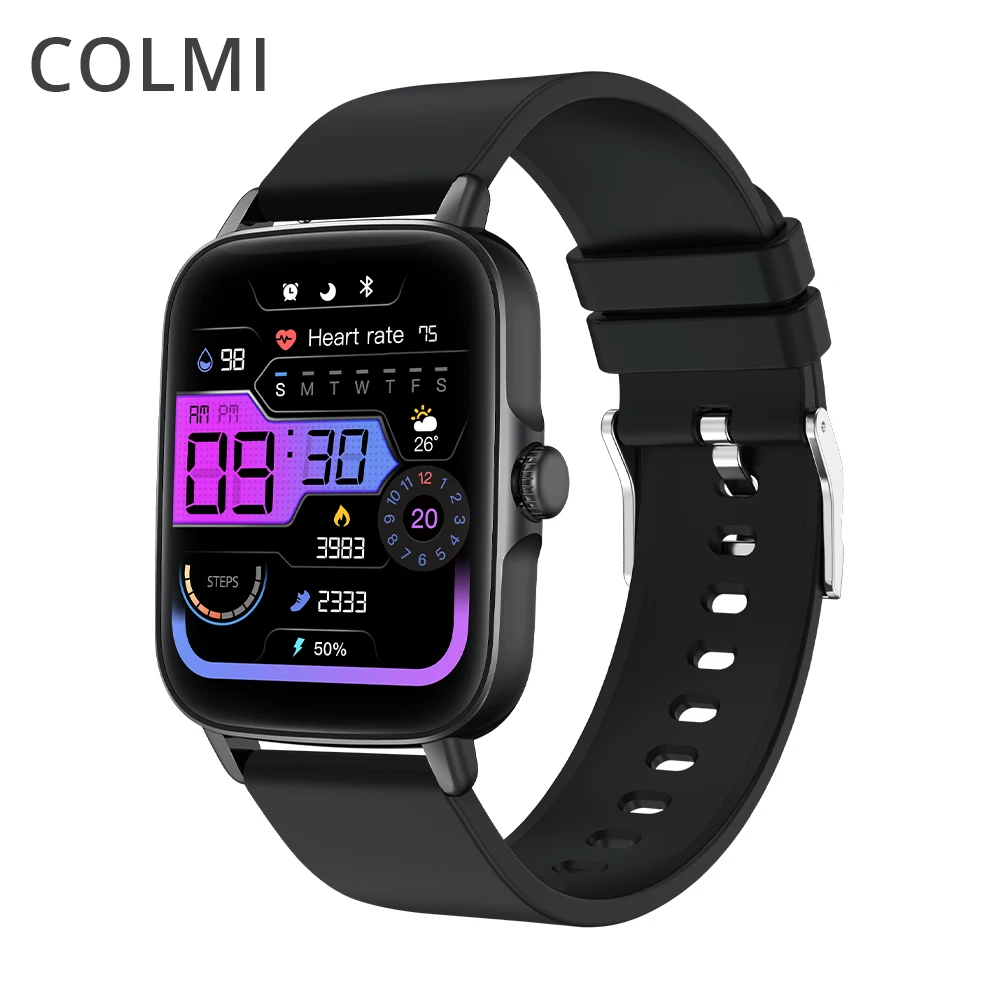 

COLMI P28 new fashion Smartwatch 1.69 inch Screen Heart Rate IP67 Waterproof Oem Odm Smart Watch fitness men Women for phone