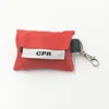 New product promotional gift cpr face shield with glove for mouth to mouth mask cardiopulmonary resuscitation mask