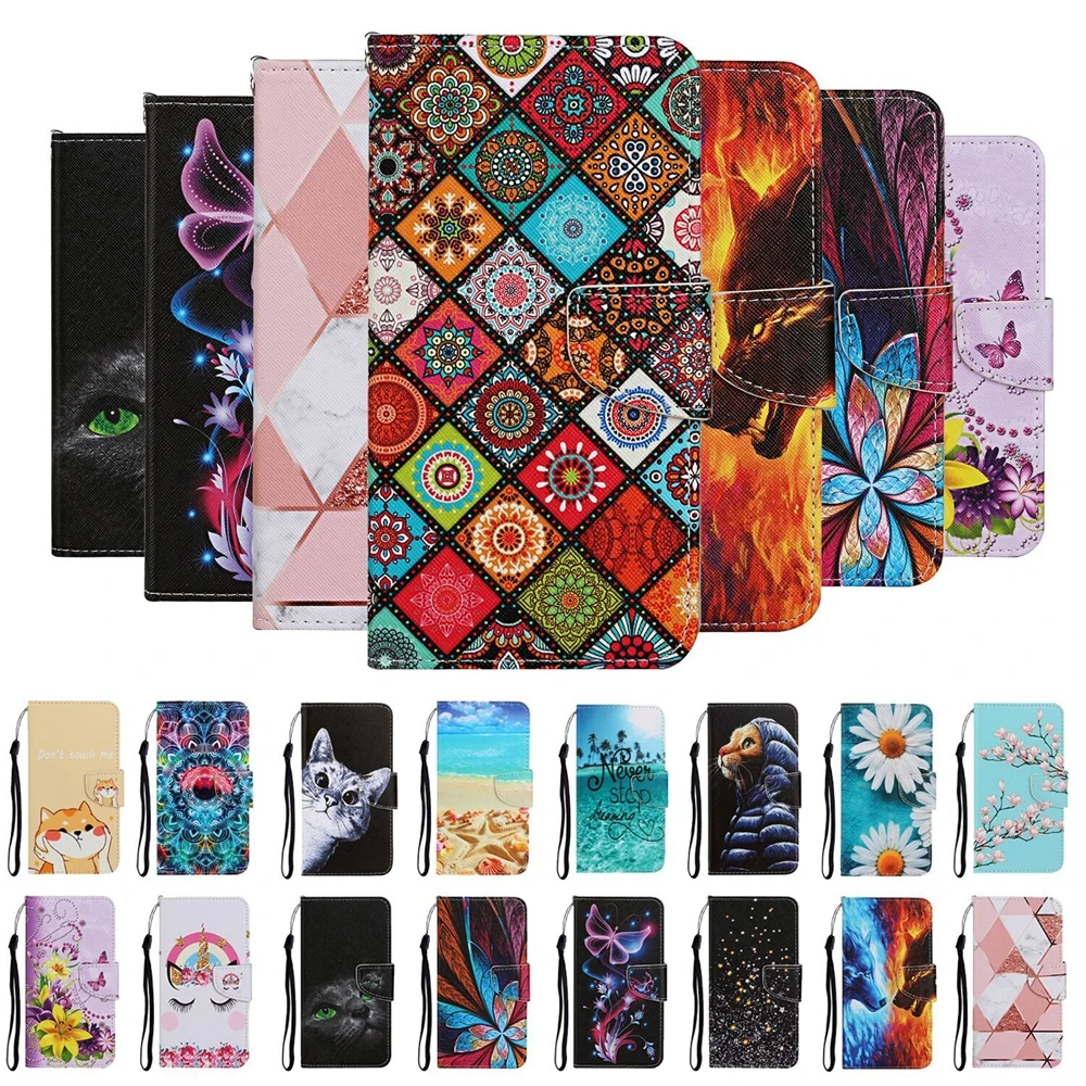 

for Samsung A51 A71 A21S Cute Leather Case on for Samsung Galaxy A01 A11 A21 A31 A41 A10 A20 E A30 S A40 A50 A70 Flip Case Cover