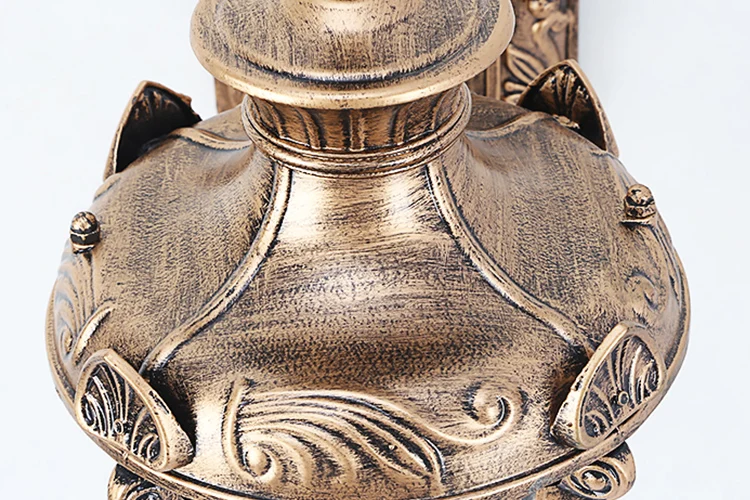 Antique style vintage wall lamp popular European outdoor wall light aluminum garden light
