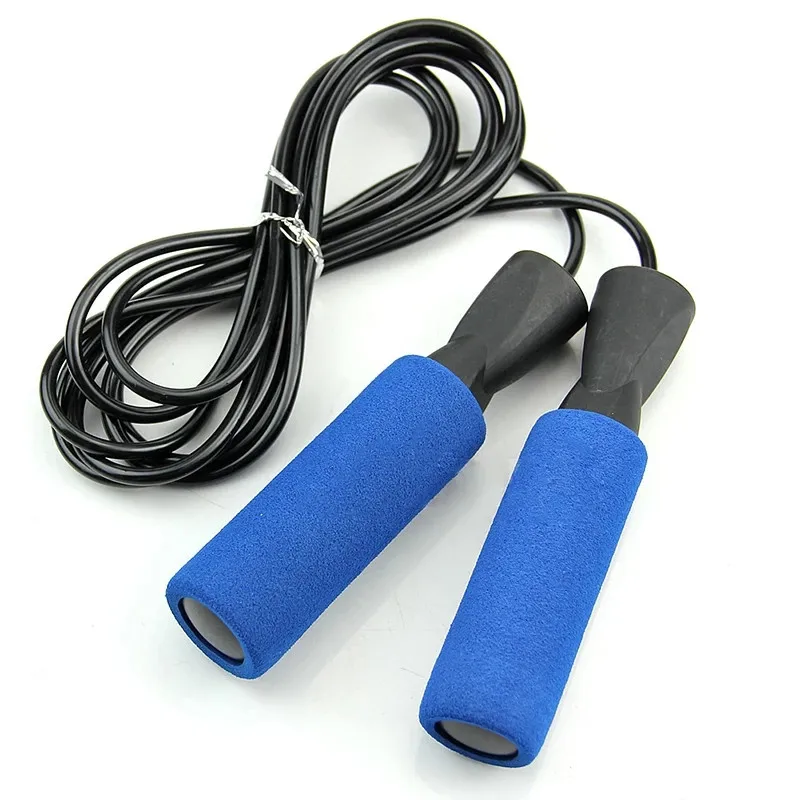 

High Quality Weighted Skipping Rope Speed Training Blue Color Handle custom jump rope, Customized color