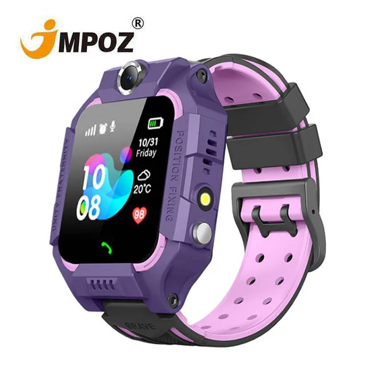 

Dropshipping Q19 Kids smart watch 2021 Waterproof LBS Tracker Smart bracelet SIM Card Slot with Camera SOS Z6 Kids Smartwatch, Green, purple, red