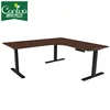 Pneumatic height adjustable sit to stand office desk standup desk