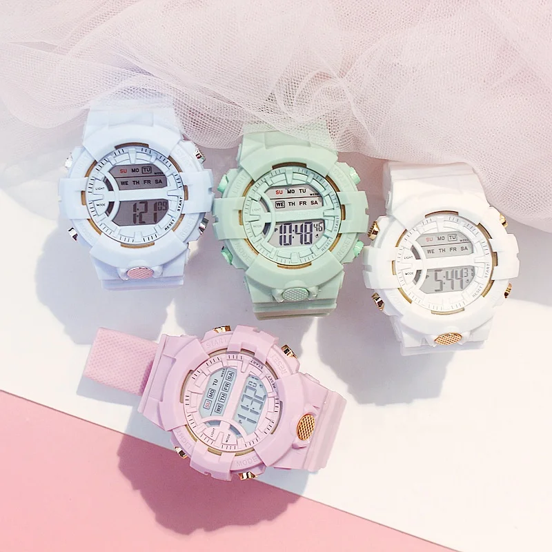 

Unisex Silicone Waterproof Sports Student Girls Kids Led Watches Electronic Digital Watch For Boys Relojes Digitales