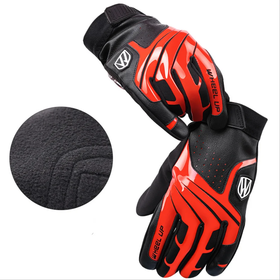 

Wholesale custom OEM MTB racing gloves touch screen Racing cars, bicycles Full Finger bike gloves Cycling gloves, Black gray/black color