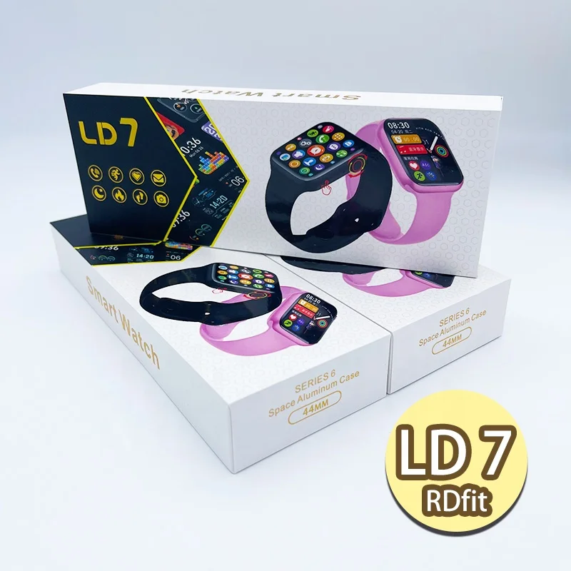 

2021 WATCH 7 New Arrived Smart Watch LD7 1.75 reloj iwo 14 series 7 Waterproof LD7 Smartwatch