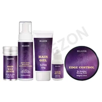 

Private Label Wax Stick Curl Mousse Hair Gel Lace Glue Edge Control Strong Hold Hair Care Set