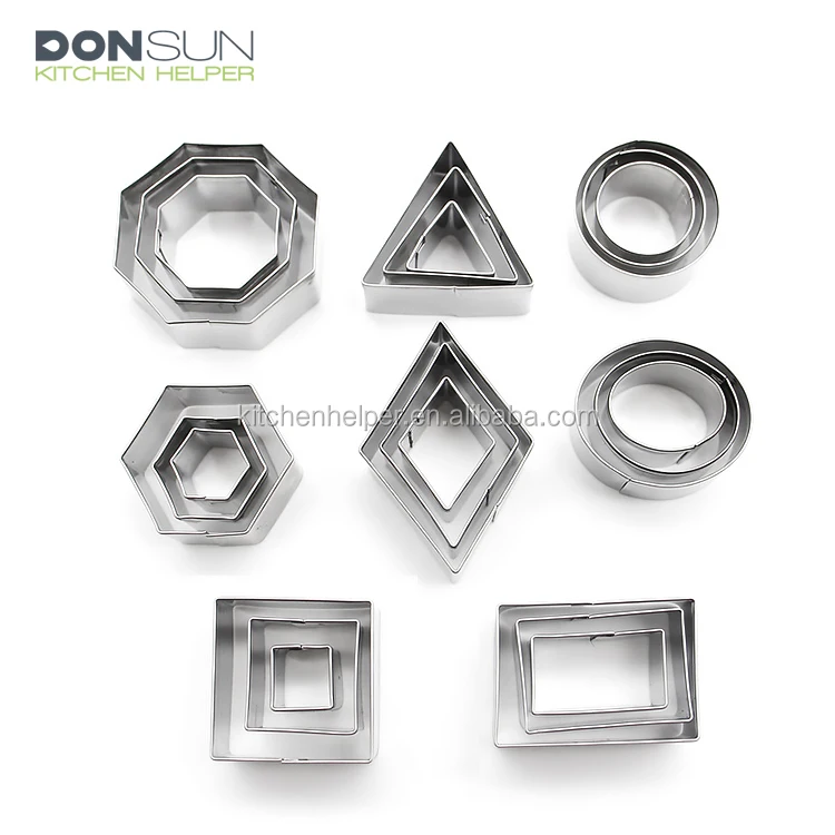 Stainless Steel Bulk Cookie Cutters Different Shapes Customized Cookie