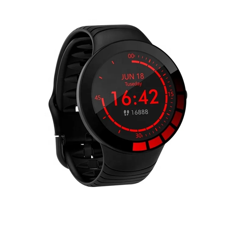 

Best Full Touch Screen Smartwatch E3 IP68 Waterproof Smart Bracelet Blood Pressure Heart Rate Customize Watch