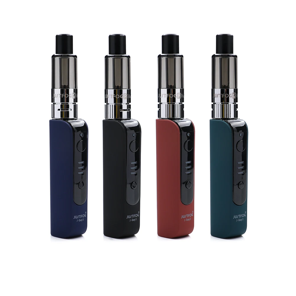 

JUSTFOG P16A Starter Kit 900mah J-Easy 3 Battery with P16A Clearomizer, Black, green, red, blue