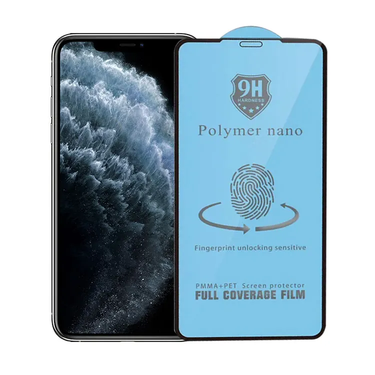 

Polymer Nano Film for iphone 8 7 6 plus screen protector nano flexible 3D for iphone xs x max, Transparency 99% color