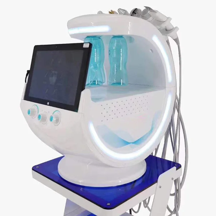 

New Arrival Product Facial Rejuvenation Face Lifting Skin Analysis Water Multipolar Beauty Machine, White