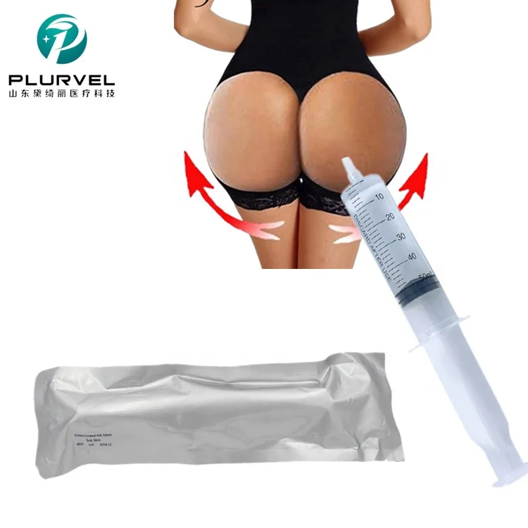 

cross linked ha buttock payudara enlargement injection filler 50ml, Transparent