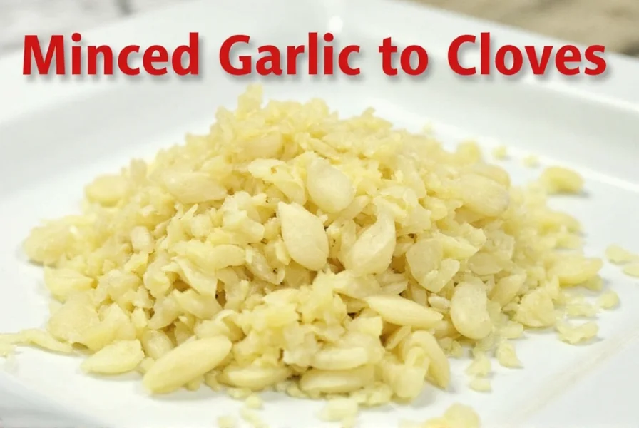 Minced Garlic to Cloves: Exact Conversion Guide
