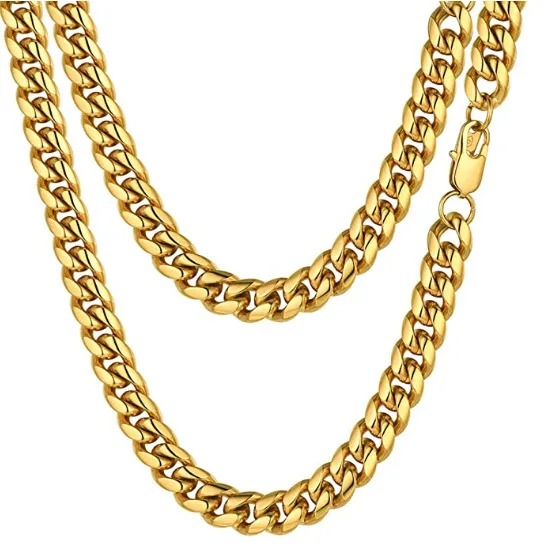 

Customized box Herringbo Twist men women jewelry accessories 316L stainless steel rolo chain necklace crude chain link necklace