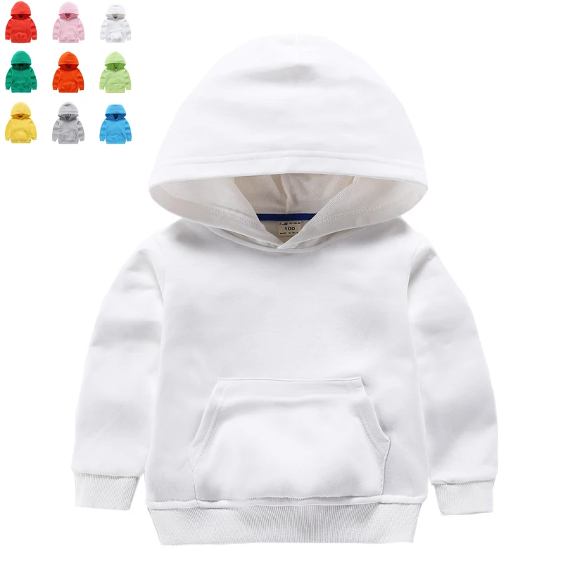 

High quality 100%Cotton Pullover Custom Hoodie kids hoodies unisex wholesale, Multi colors
