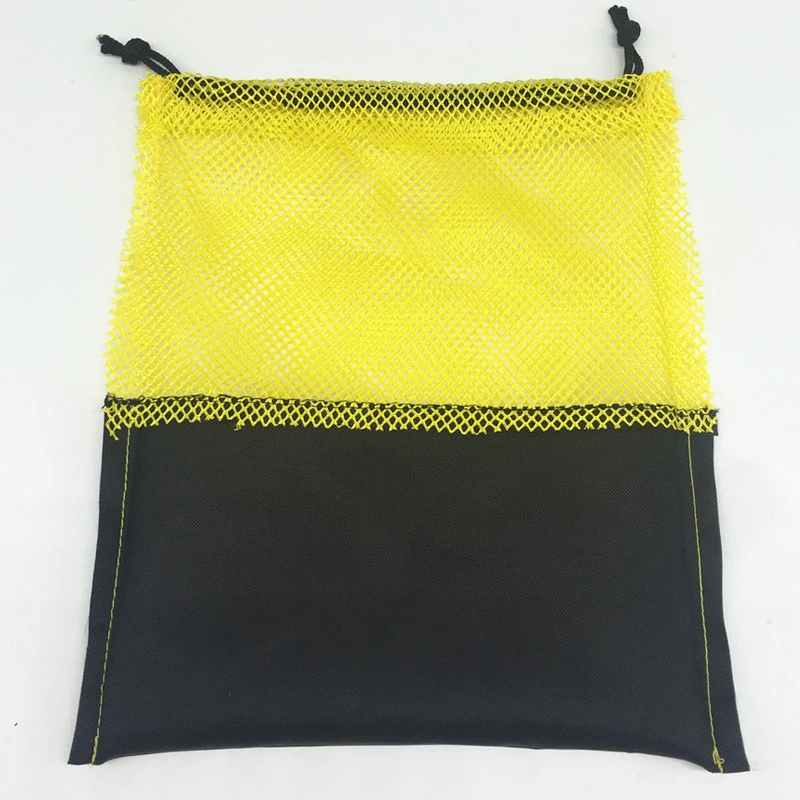 Ventilate Custom Large Mesh Polyester Nylon Drawstring Bag Net Mesh Bag