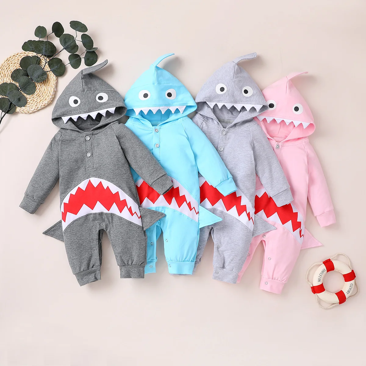 

Cotton Newborn Baby Jumpsuit Animal Romper Winter Clothes For Boys Girls M2208