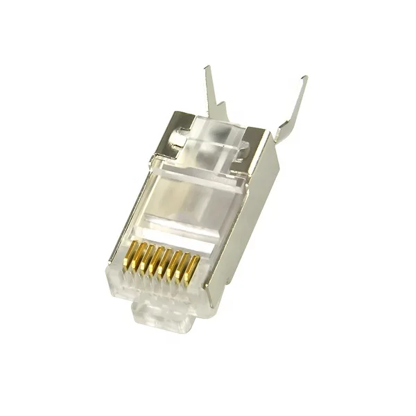 

The Best Cat7 RJ45 8P8C Shielded connector with factory price