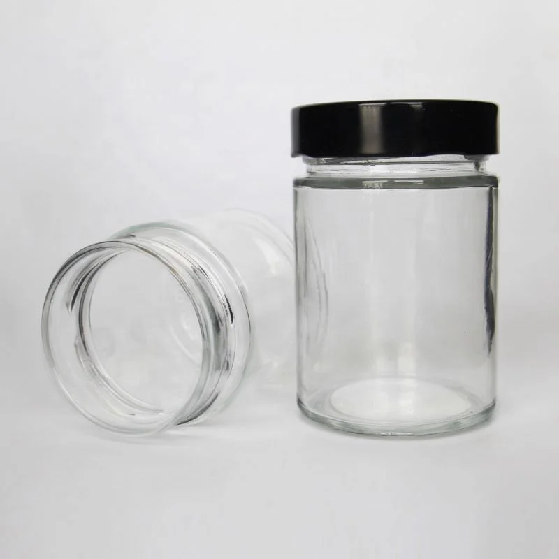 

Mocale buy glass storage jars wholesale 212 ml 314 ml ergo glass jar with black lids in bulk