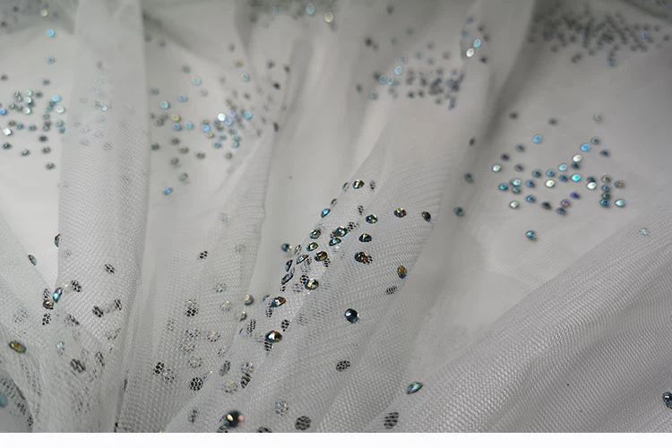 Ткань Сетка Со Стразами Для Платья фото 23