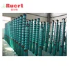 Long durability high water flow force solar powered submersible deep well pumps