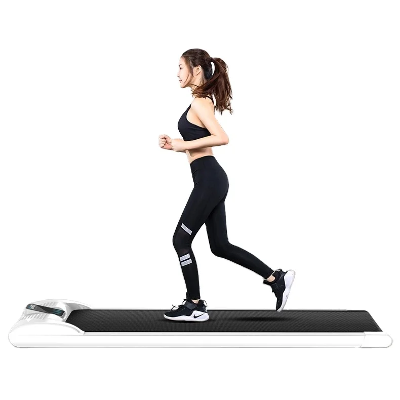 

CHRT electric treadmill incline Smart Electric Foldable Incline Running Treadmill for Home Manual Treadmills Walking, White&blue