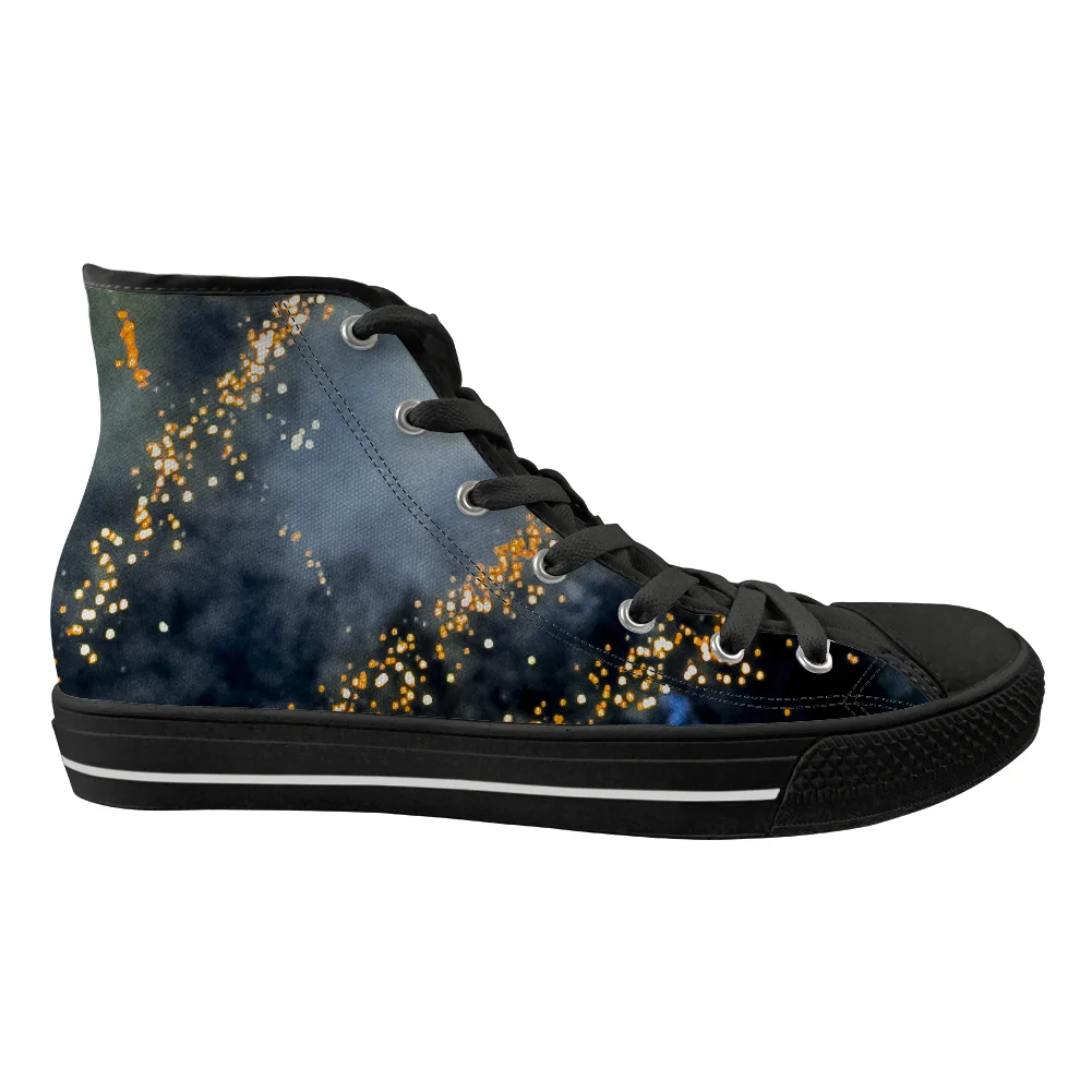 

Custom chaussures zapatos de lona all star summer wommer black unisex breathable rubber high top canvas trendy shoes for girl