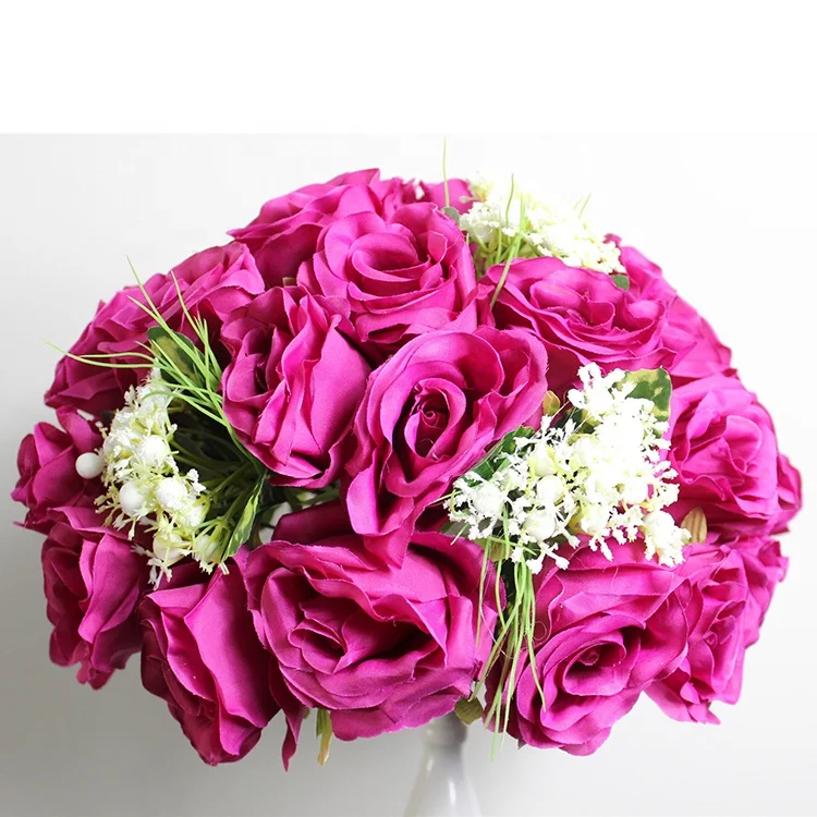 

SPR red artificial core wedding that occupy the home decorative supplies wholesale flower ball table, Mix color