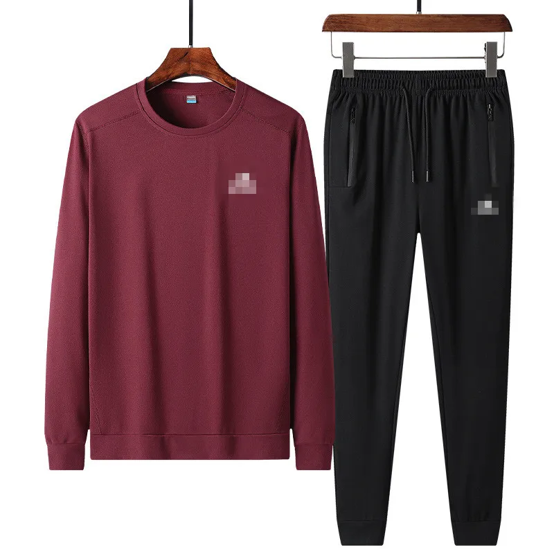 

Cardigan zipper Sportswear suit Men Spring Autumn Tracksuit 2 Piece Sets Sports Suit Jacket+Pant Sweatsuit Male Fashion Print C