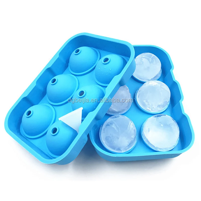 COOL Perfect decoration food delicate Sphere Ice Cube Ball Silicone DIY Molds 