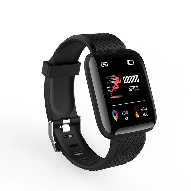 ID116 Plus 1.3 inch Touch Screen Smart Bracelet Sports Watch Heart Rate Monitor Pedometer with Fitness Tracker