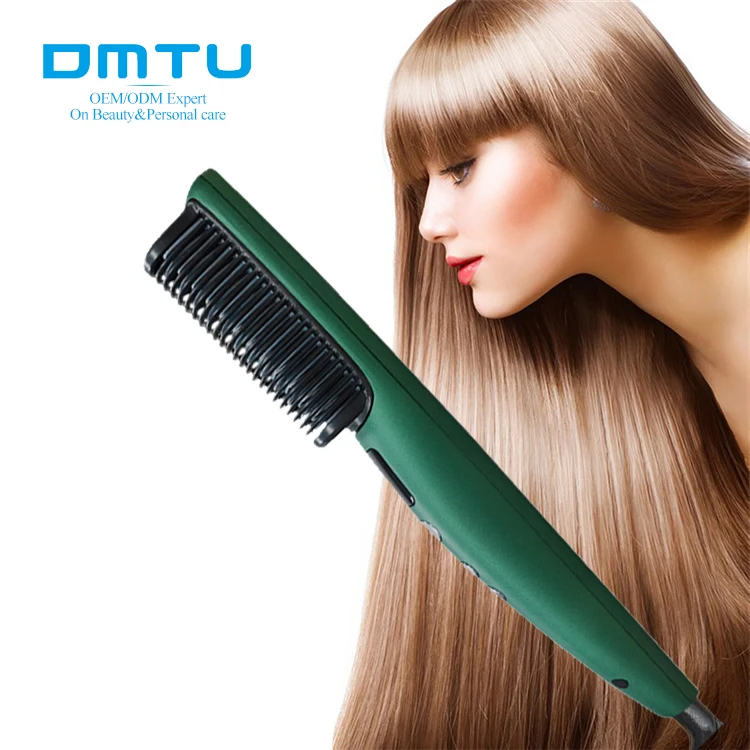 

Best Hair Straighten Comb Electric Mini Hair Straightener Brush