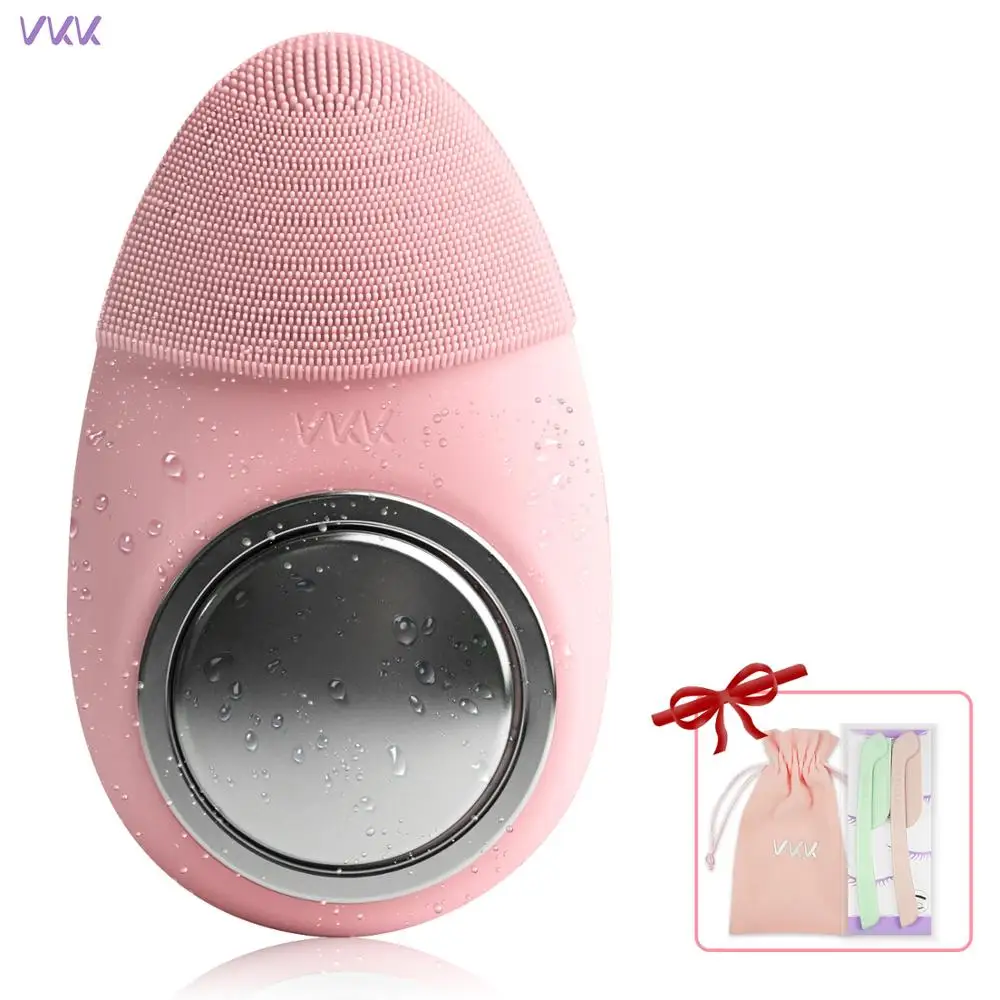 
Vkk Best Seller Waterproof Pore Cleanser Electric Sonic 3D Facial Cleansing Brush 