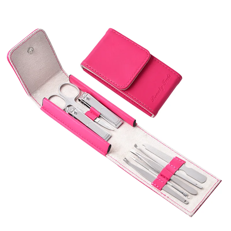 

OEM ODM custom carbon steel activity gift portable 8 nail clippers beauty tool set