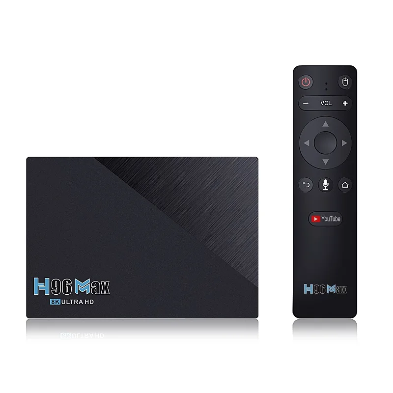

2021 New Model 8K UHD Video Android 11.0 most powerful CPU RK3566 Quad Core Dual Wifi H96 Max 3566 android tv set top box