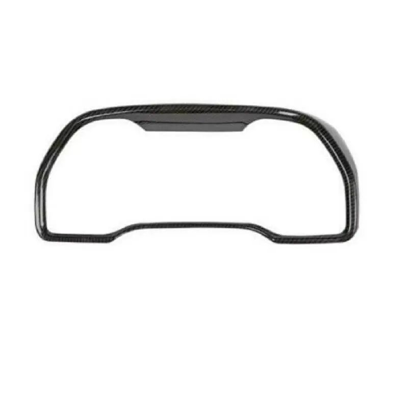 

Carbon Grain Dashboard Decoration Cover Trim Fit For Toyota 4Runner 2010-2020, Carbon glossy black