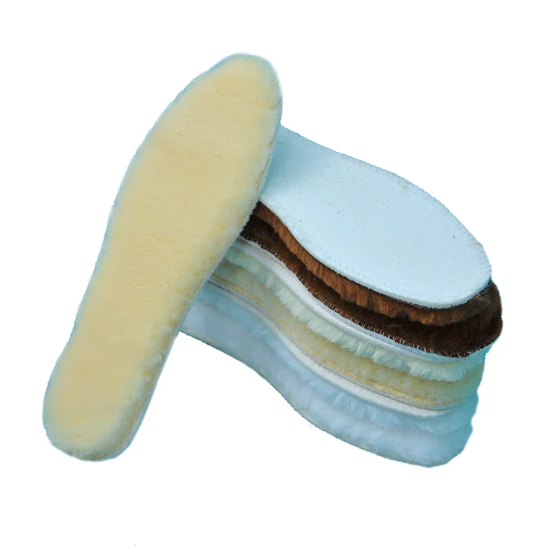 

Factory customized artificial plush insole replacement insole for neutral comfort and comfort thick fleece insole shoes