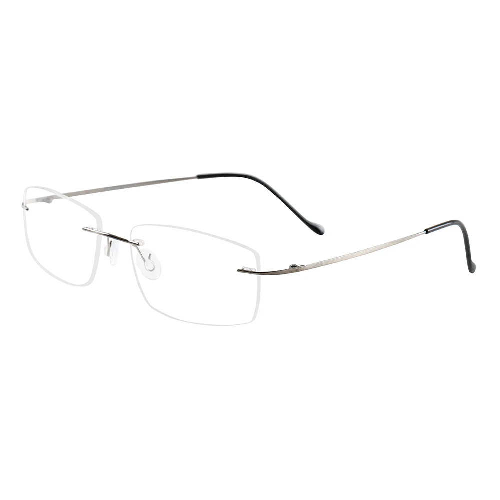 

Fashion rimless optical titanium medical eye glasses