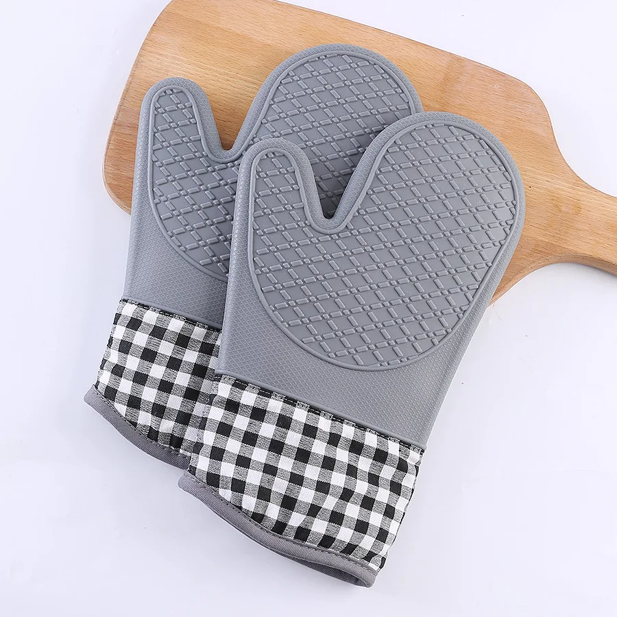 

Amazon 2020 Hot Sale Microwave Mitts Microwave Oven Use Silicone Hand Gloves, Customized