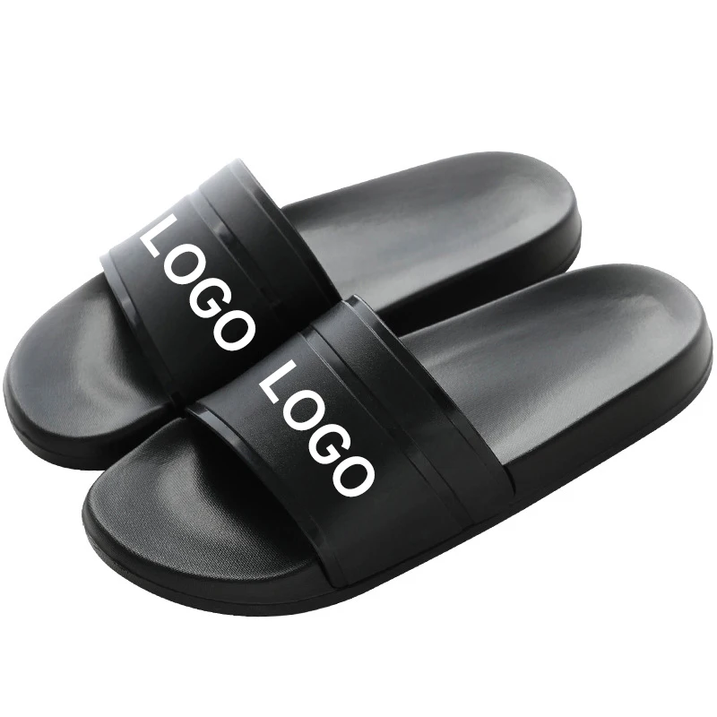

OEM Custom Black Slides Footwear Sandal PVC,Custom Logo Slippers Men Plain Blank Slide Sandal,Slippers Custom Logo Slide Sandal, Regular colors