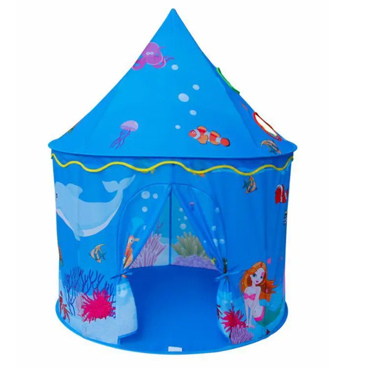 

Kids Tent Portable Folding Indoor Outdoor Playhouse Toy Princess Kids Castle Play Tent, Picture