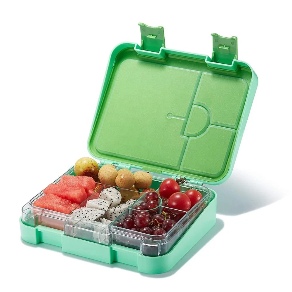 

Green kids Lunch Box Bento Box BPA Free Upgraded Toddler School Multi Compartment Lunch Container