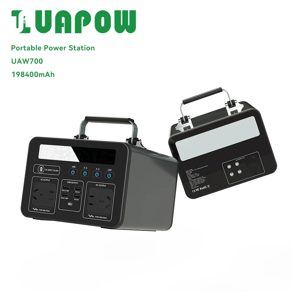 

500W 700W 800W DC Input Interface Lifepo4 Battery 110v 220V 120V Portable Power Station Generator