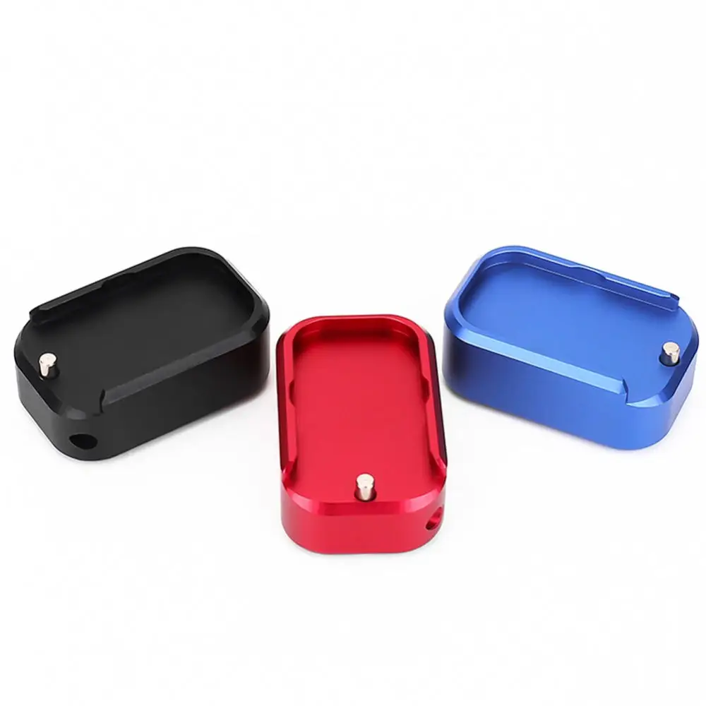 

Self Defense Weapon Handgun Pistol Glock Accessories Aluminium Alloy Base Pad Adapter Magazine Extension Base Pad, Black,blue,red