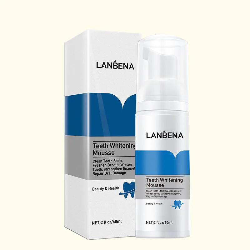 

LANBENA Teeth Whitening Mousse mouthwash fresh breath tooth stain cleaning mousse other teeth whitening accessories SS