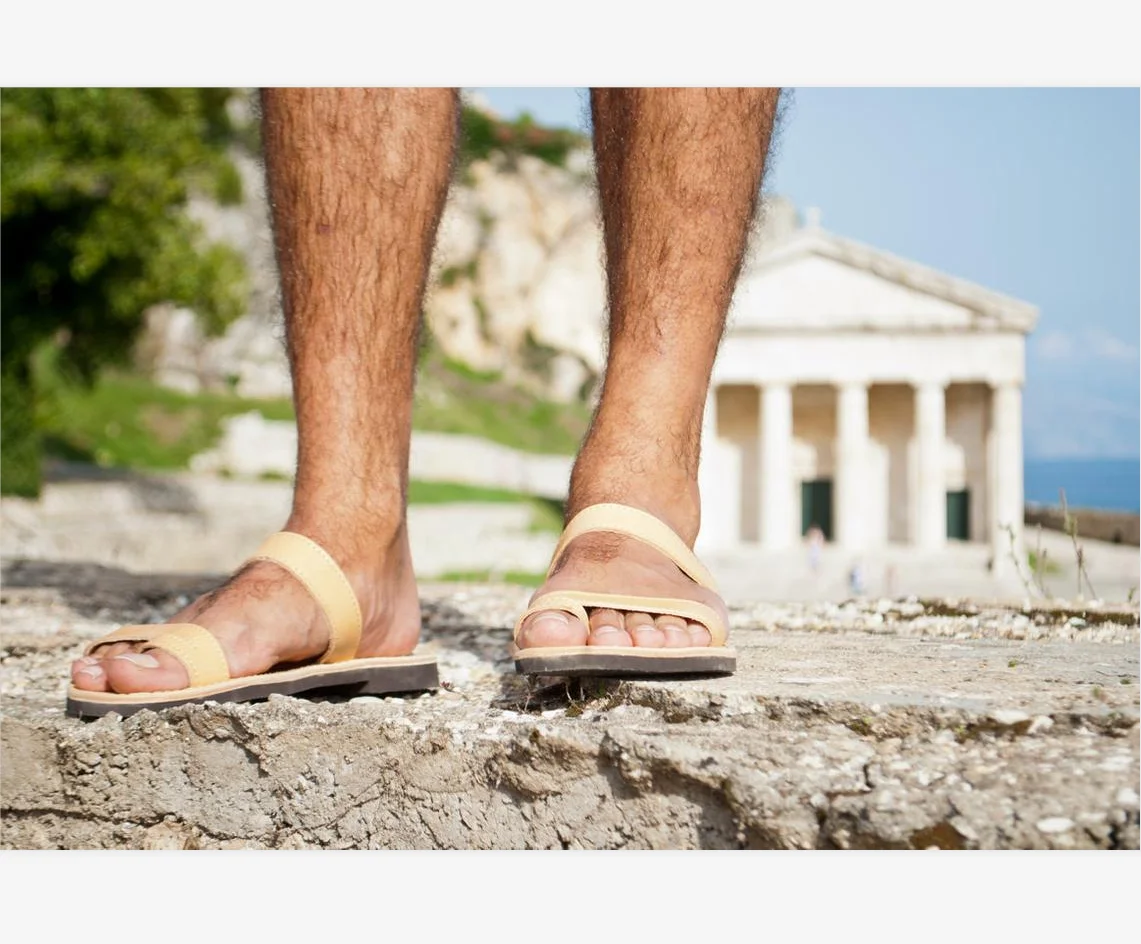 

Men's slippers new products in summer 20201flat bottomed men's shoes set toe beach slippers external sandals drop shipping, Apricot, brown