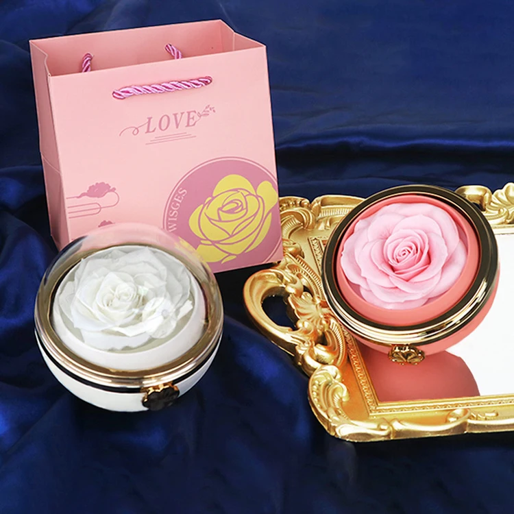 Valentine's Day Gift 2025 Wholesale Single Rose Box Acrylic Single Rose Box