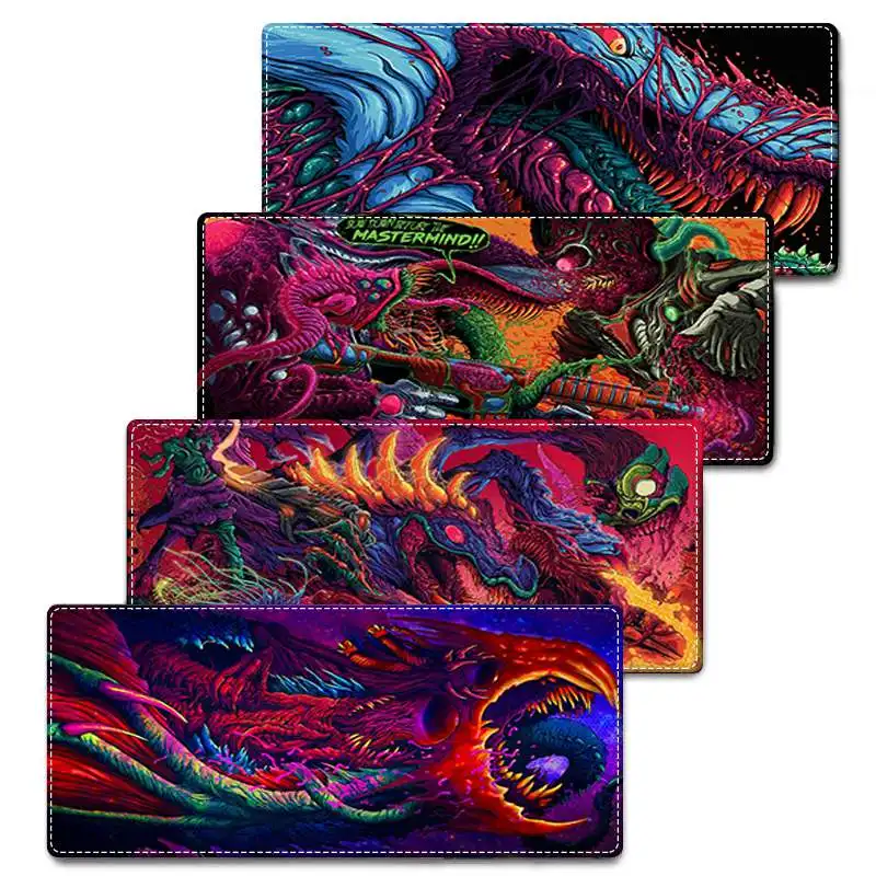 

Game 900x400mm Hyper Beast XL Large Locking Edge Gaming Mouse Pad Keyboard Rubber Mousepad Table Computer Mat For CS GO, Picture