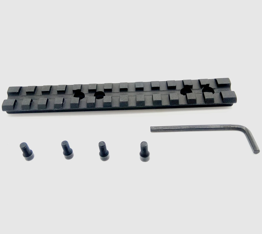 

13 slotS Scope Mount Picatinny Weaver Rail Scope Mount, Black